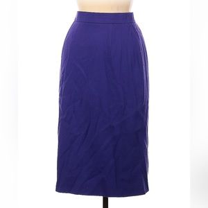 Louis Feraud blue high rise skirt size 8